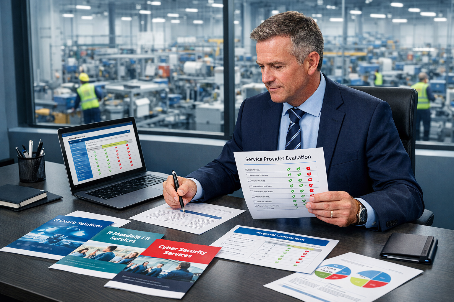 Comparison of fractional IT director firms for UK manufacturing businesses